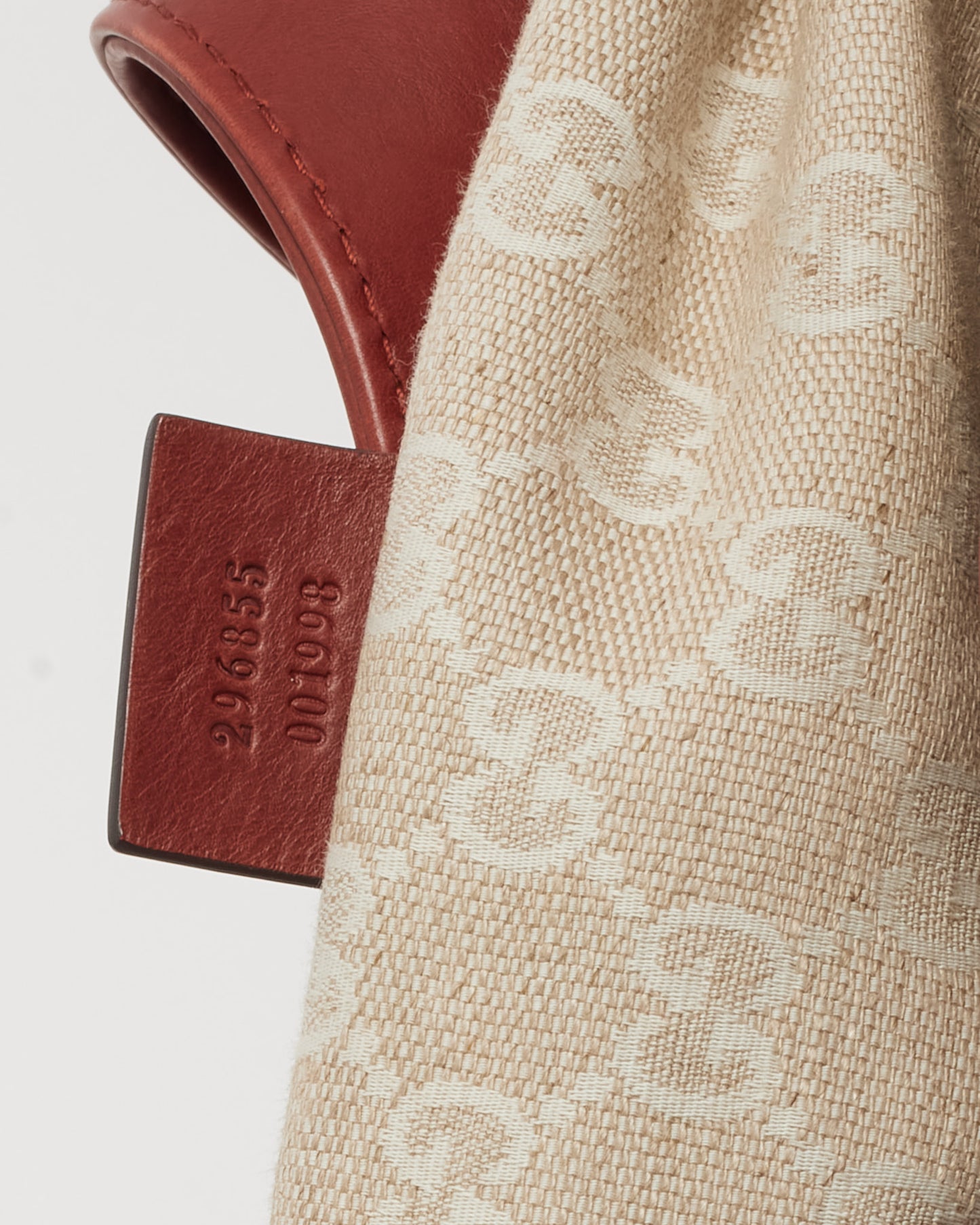 Gucci Rust Leather Large Stirrup Hobo Shoulder Bag