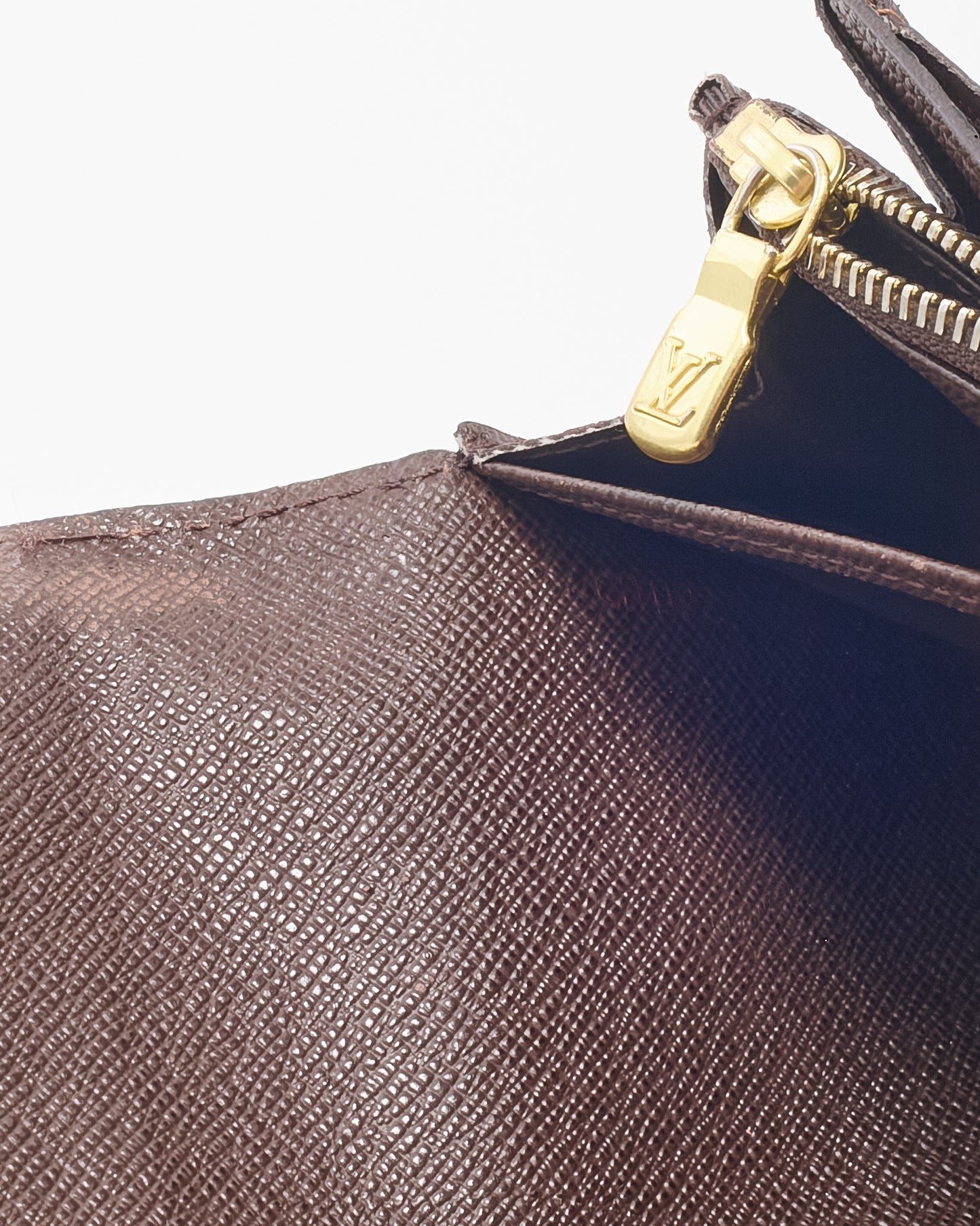 Louis Vuitton Damier Ebene Canvas Sarah Long Wallet