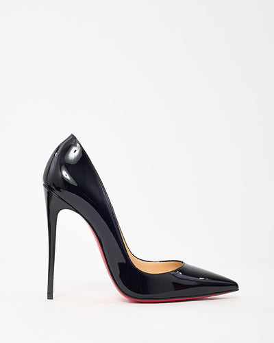 Christian Louboutin Black Patent Leather So Kate 120mm Pumps - 39.5