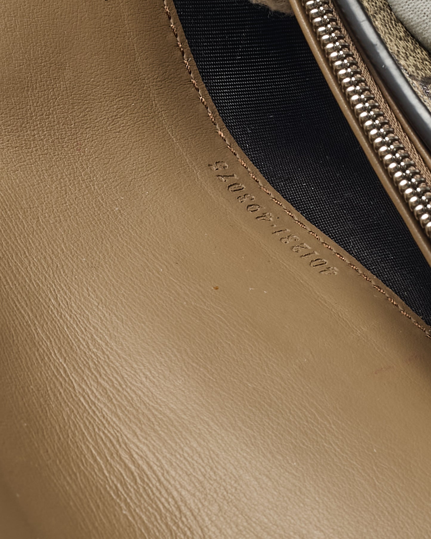 Gucci Beige & Ebony Monogram GG Supreme Canvas Dionysus WOC Crossbody Bag