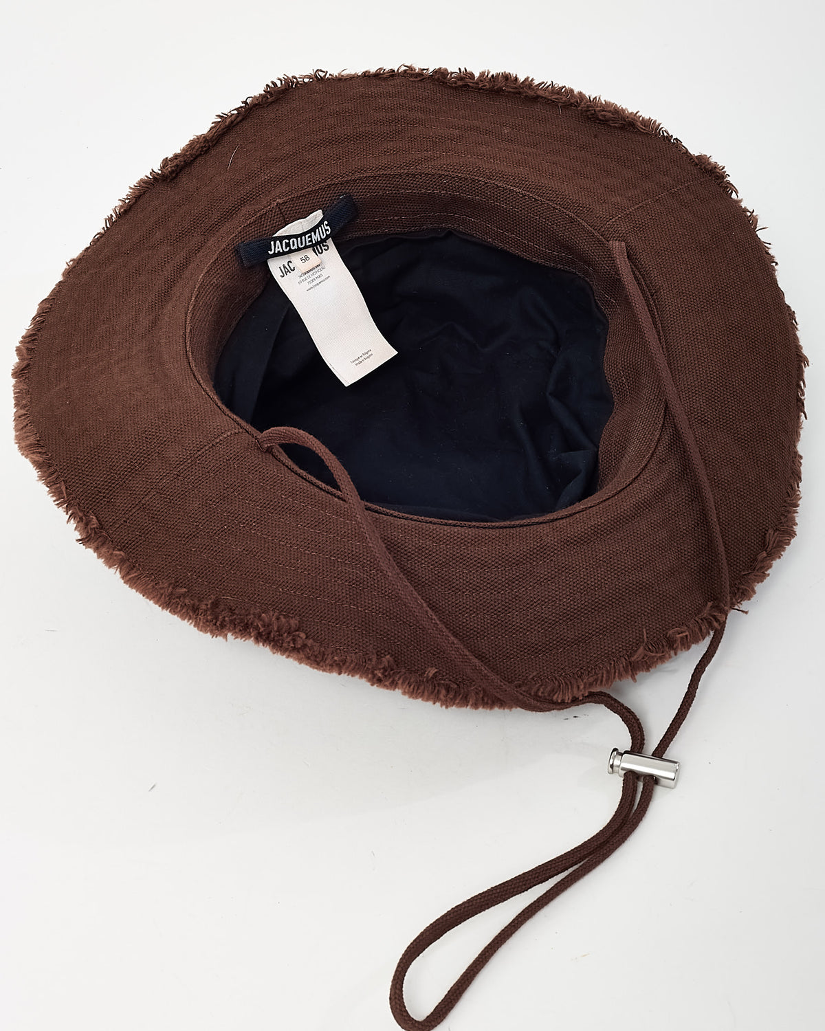 Jacquemus Brown Cotton Canvas 'The Artichaut' Bucket Hat - 58/M