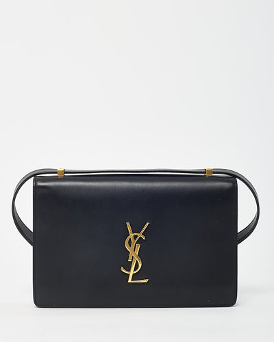 Saint Laurent Black Calfskin Leather GHW YSL Small Dylan Flap Shoulder Bag