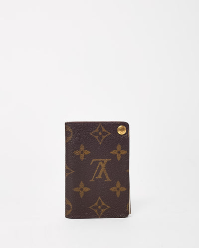 Louis Vuitton Monogram Coated Canvas Porte Cartes Credit Card Holder