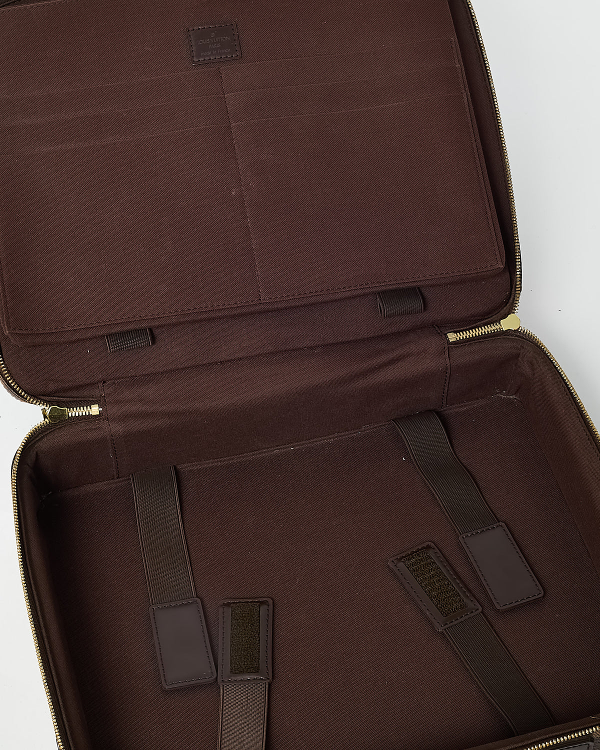 Louis Vuitton Damier Canvas Porte Ordinateur Sabana Computer Case Shoulder Bag