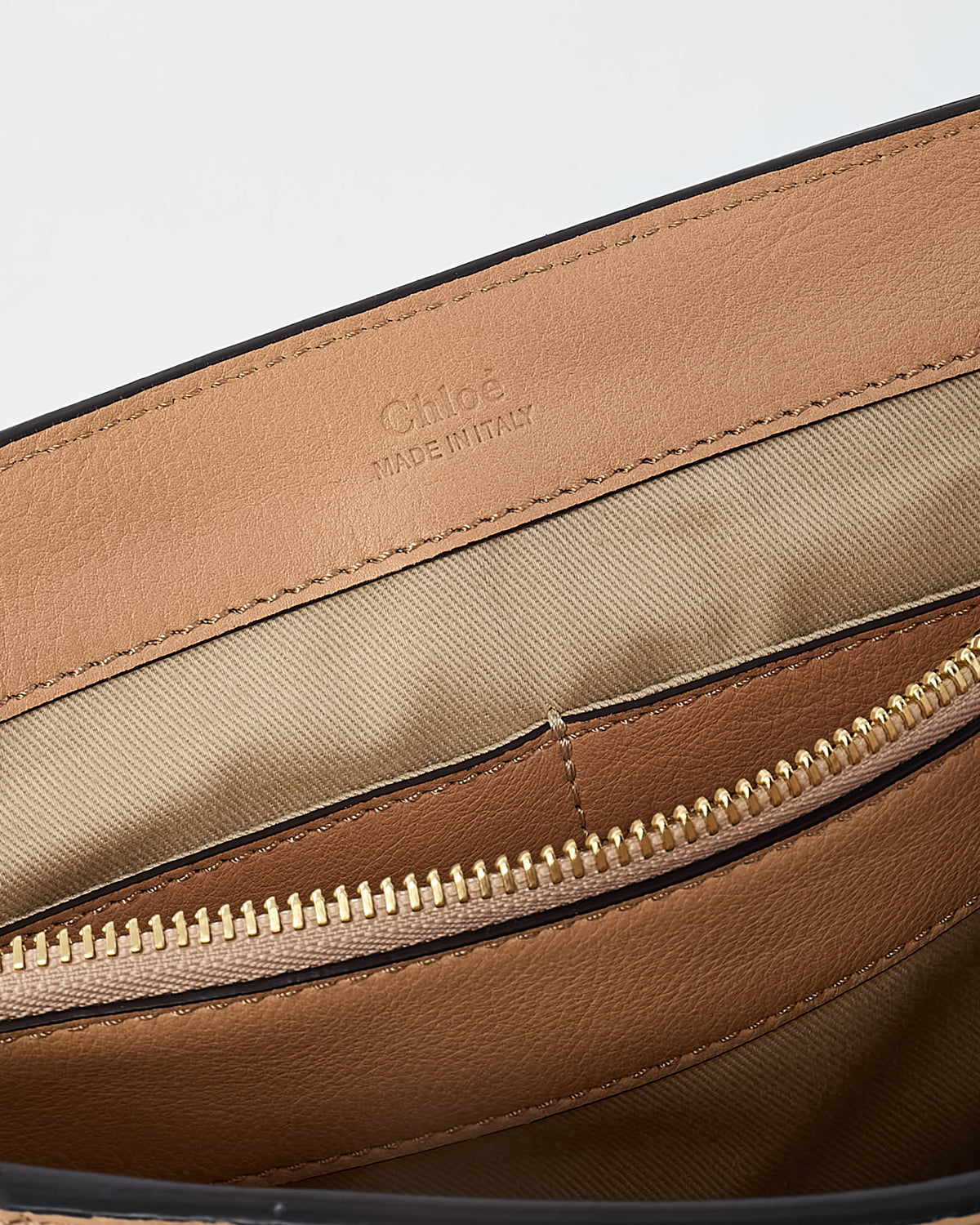 Chloé Tan Leather Small Faye Day Satchel 2Way Bag