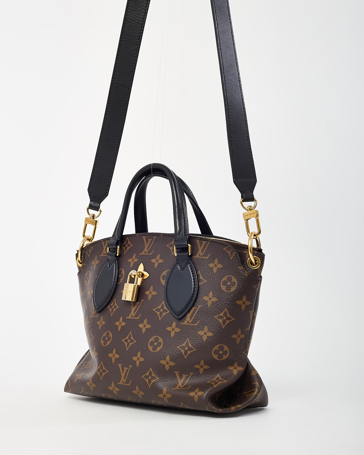Louis Vuitton Monogram Canvas Flower Zip Tote PM with Strap
