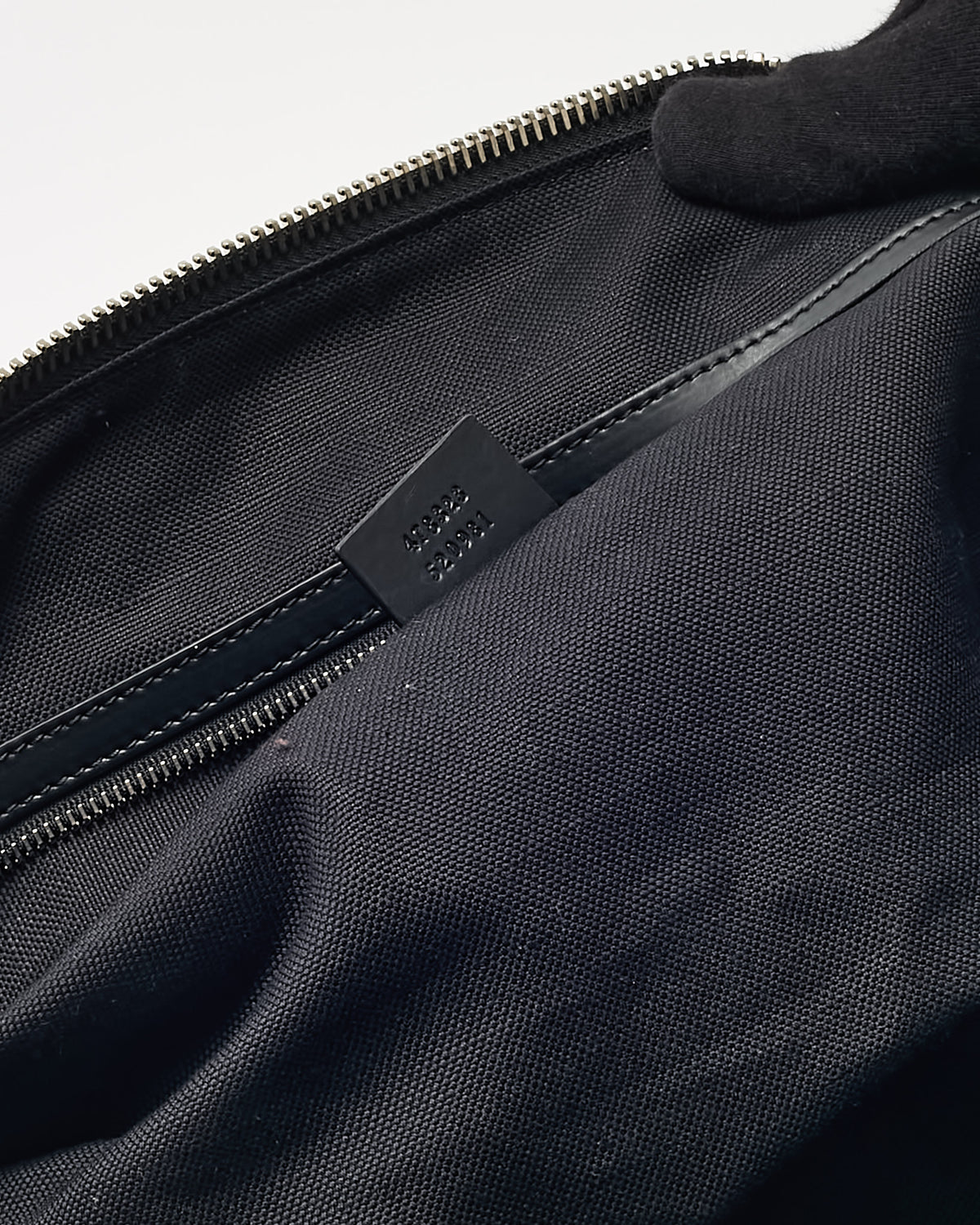 Gucci Black GG Leather-Trimmed Monogrammed Supreme Coated Canvas Duffle Bag with Strap