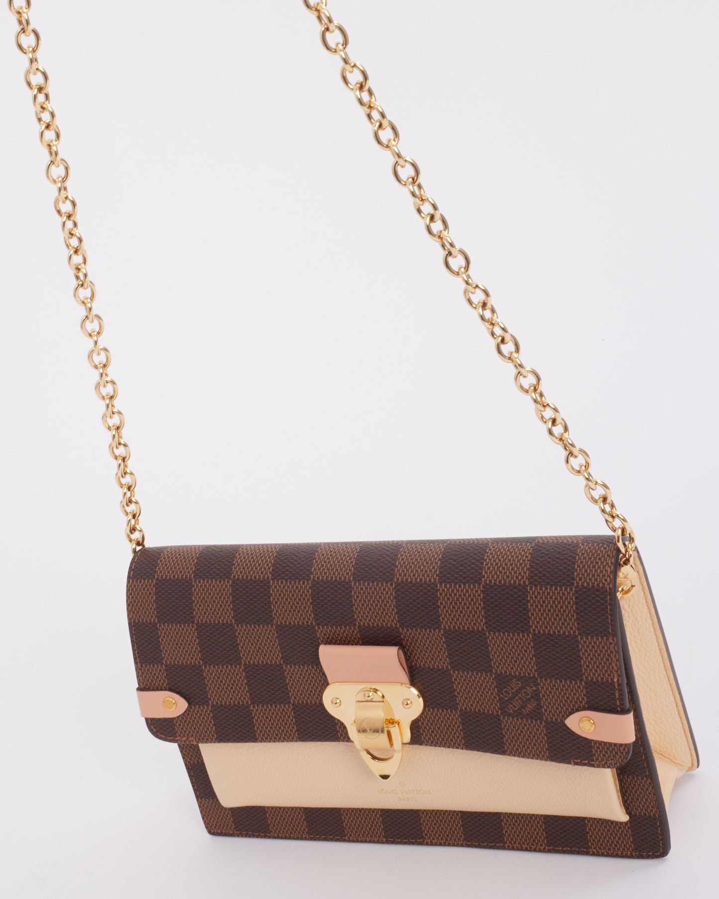 Louis Vuitton Damier Ebene Vavin Chain Wallet