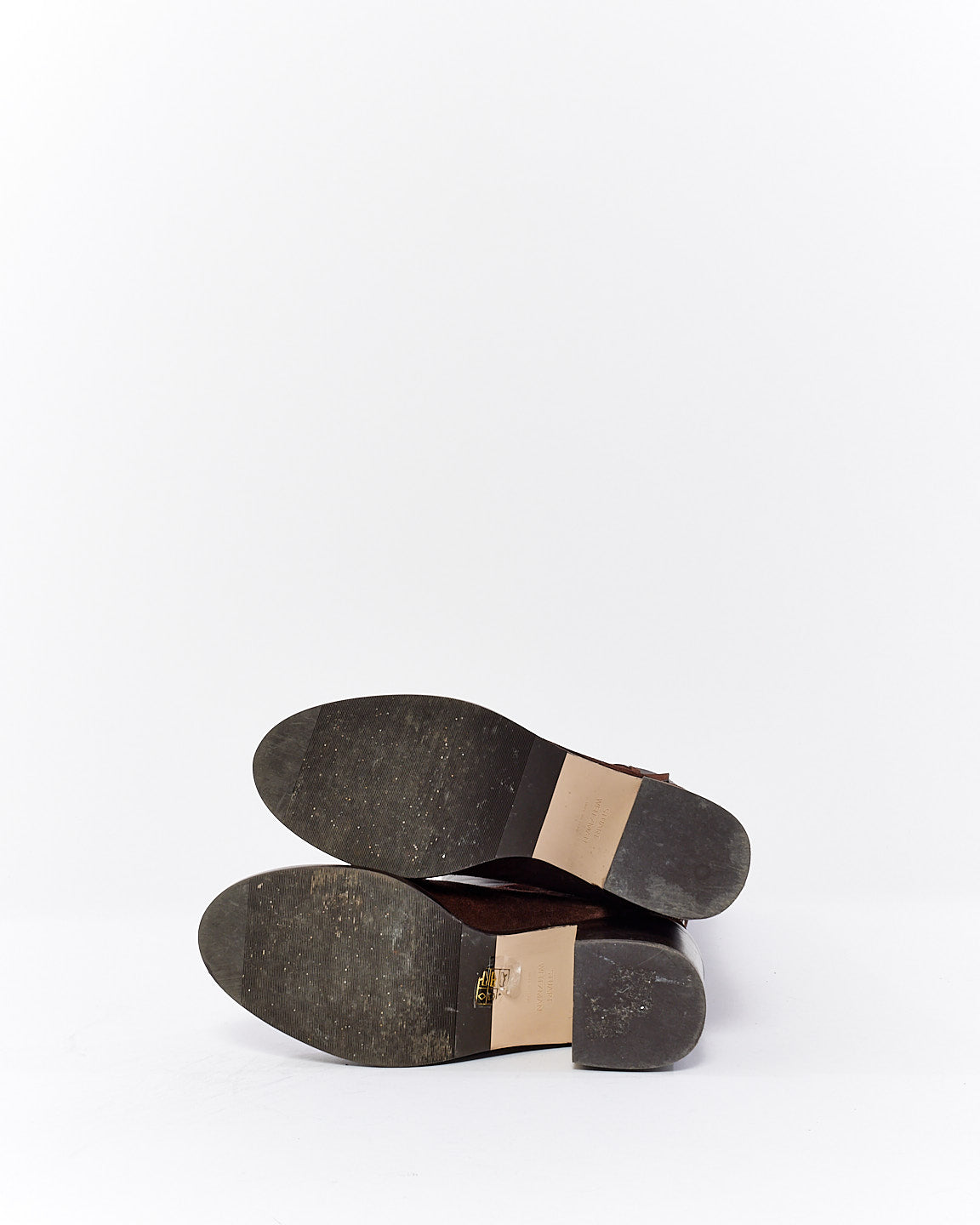 Stuart Weitzman Brown Suede & Leather Knee High Boots - 5.5