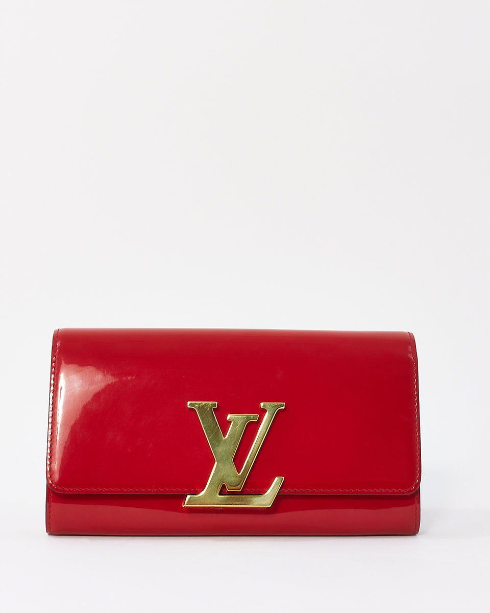 Louis Vuitton Patent Leather Louise Clutch (SHF-5GHpKI) – LuxeDH