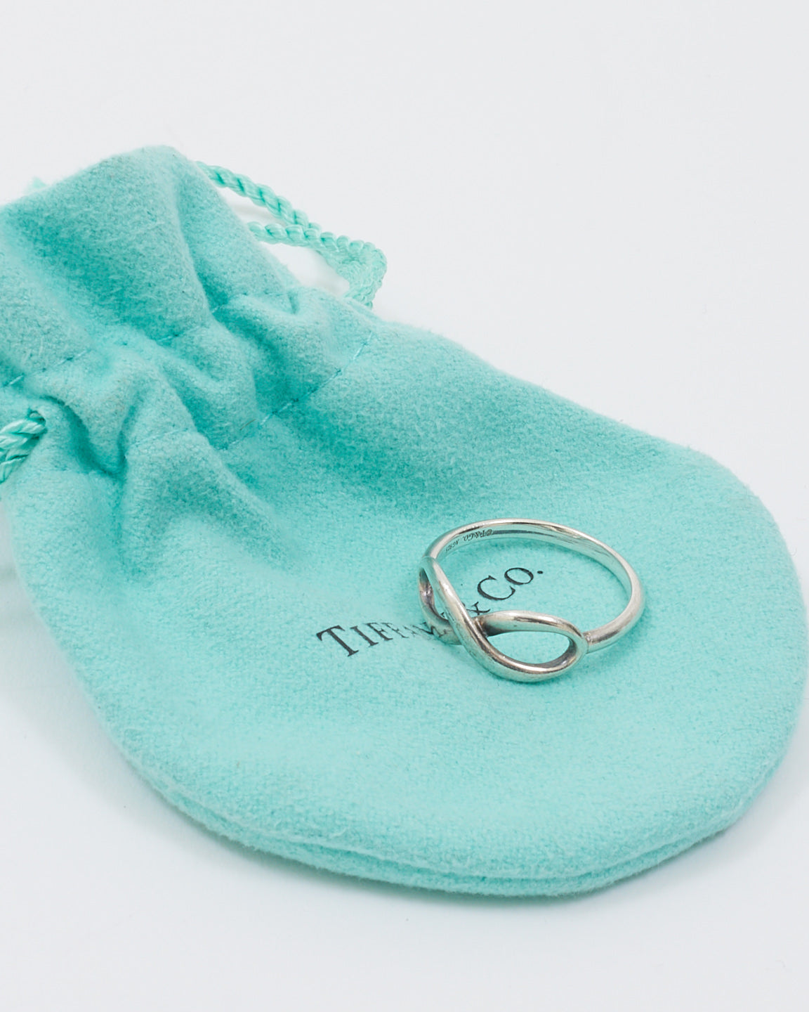 Tiffany & Co. Sterling Silver Infinity Ring - 8