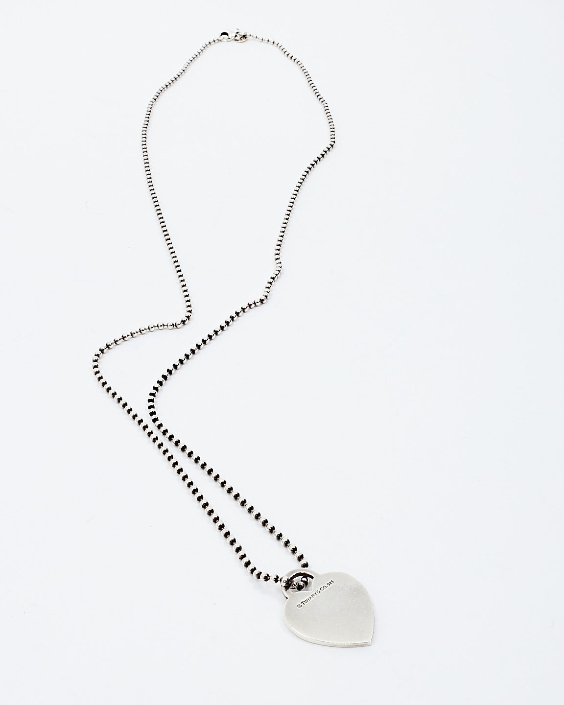 Tiffany & Co. Silver Return to Tiffany Heart Lock Necklace