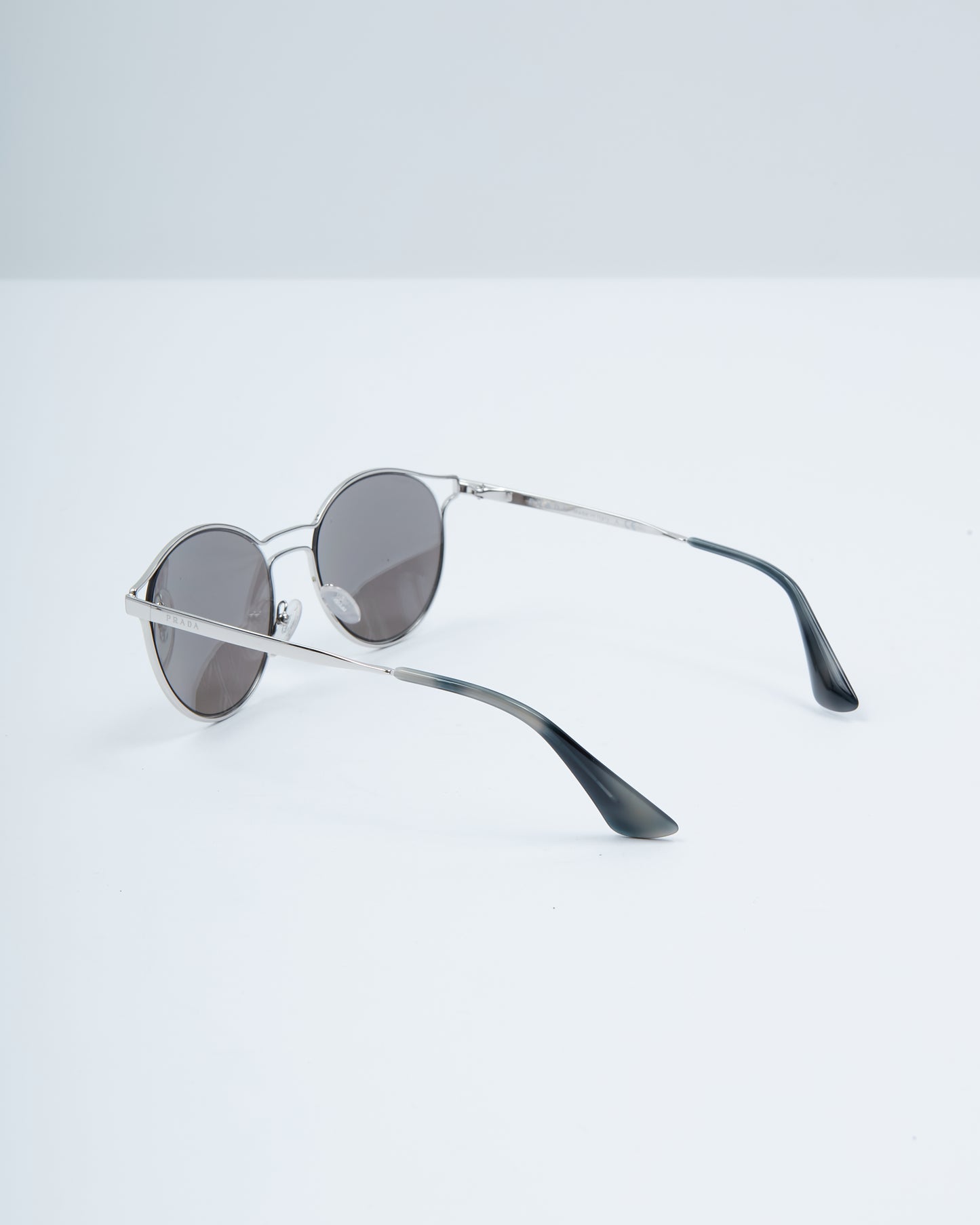 Prada Silver Round SPR625 Sunglasses