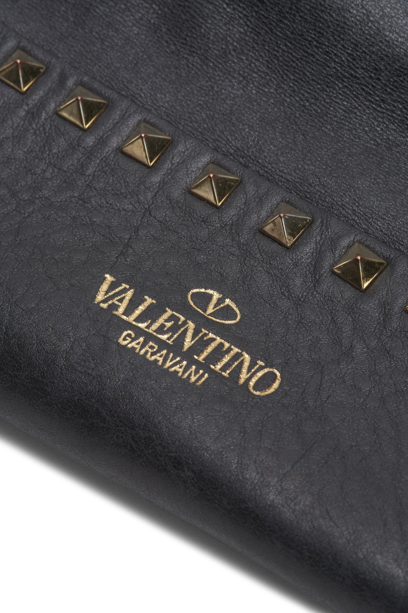 Sac seau Rockstud New Dome en cuir noir Valentino