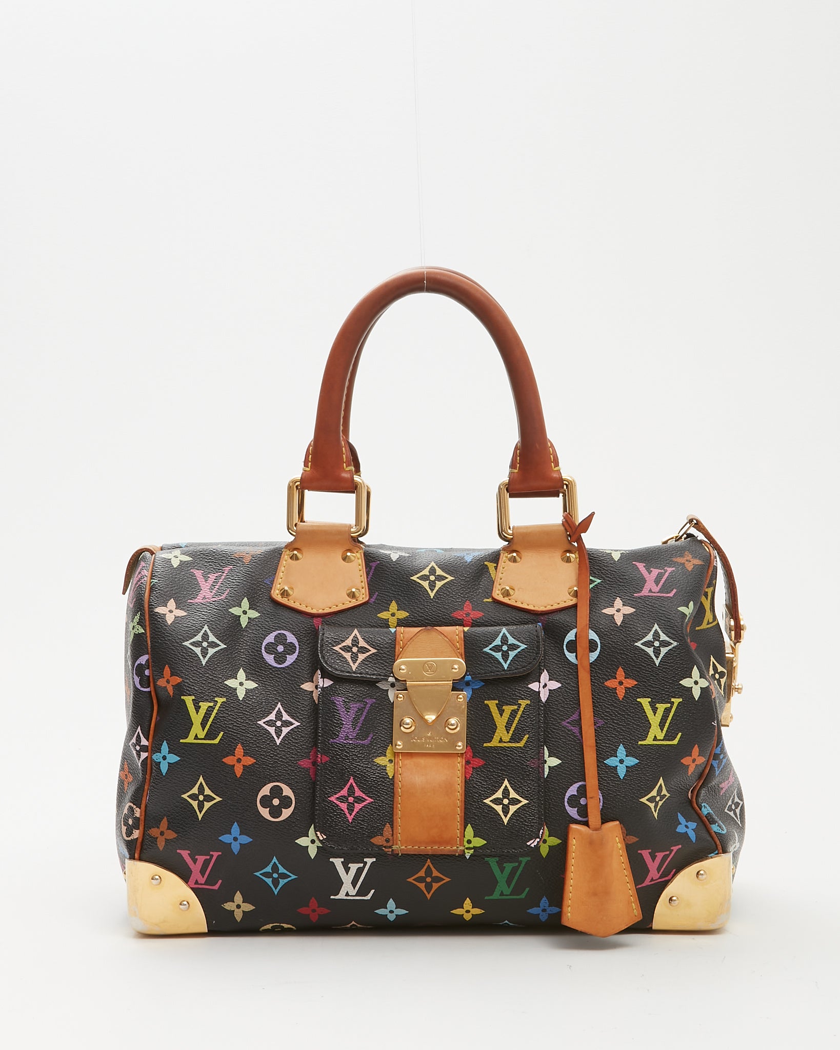 Canvas Louis Vuitton Black Multicolor Speedy Explore A Louis