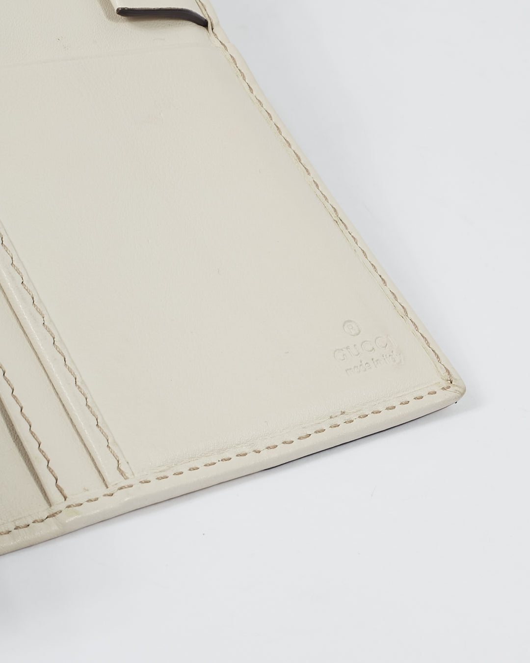 Gucci Brown GG Canvas Flap Continental Wallet