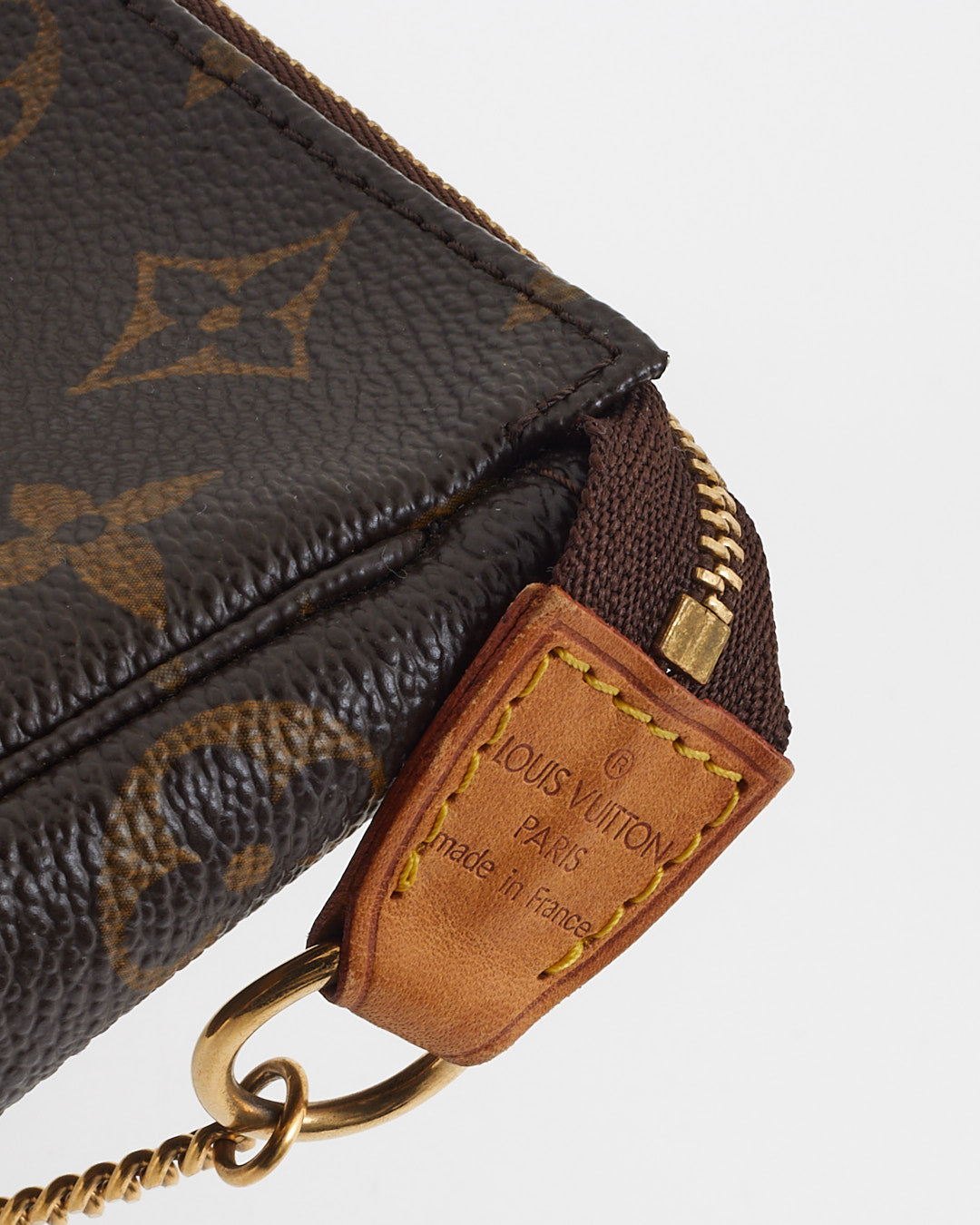 Louis Vuitton Monogram Stamp Canvas Mini Pochette Accessories Bag