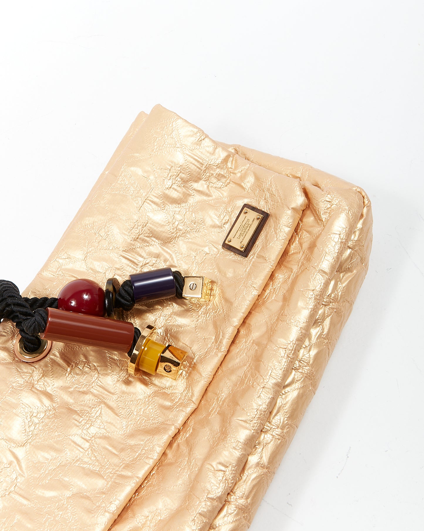 Pochette Louis Vuitton Gold Limited Edition Limelight African Queen Masai GM