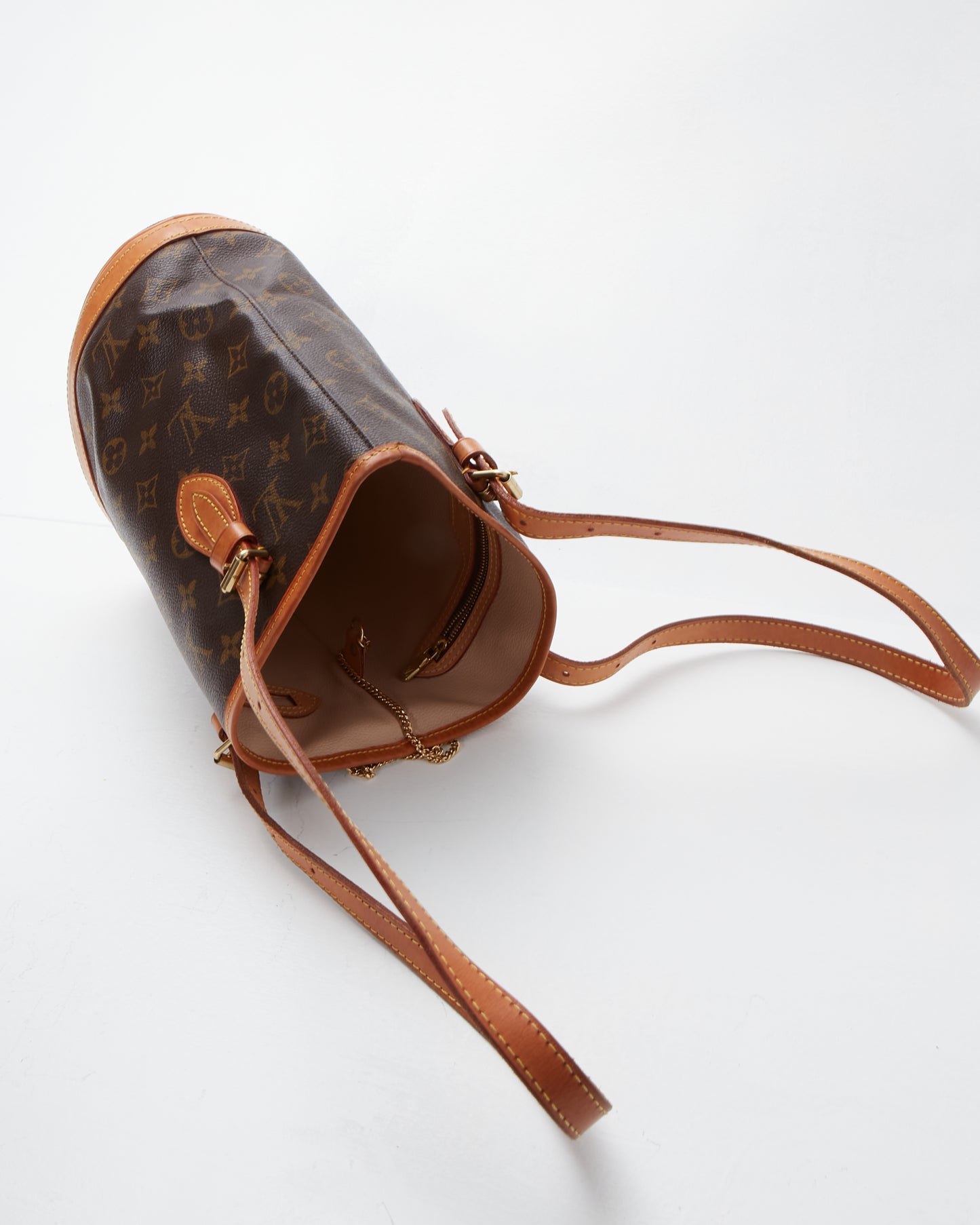 Louis Vuitton Monogram Canvas Petit Bucket PM Bag