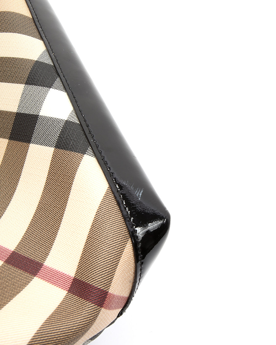 Burberry Beige Nova Check Coated Canvas Backpack