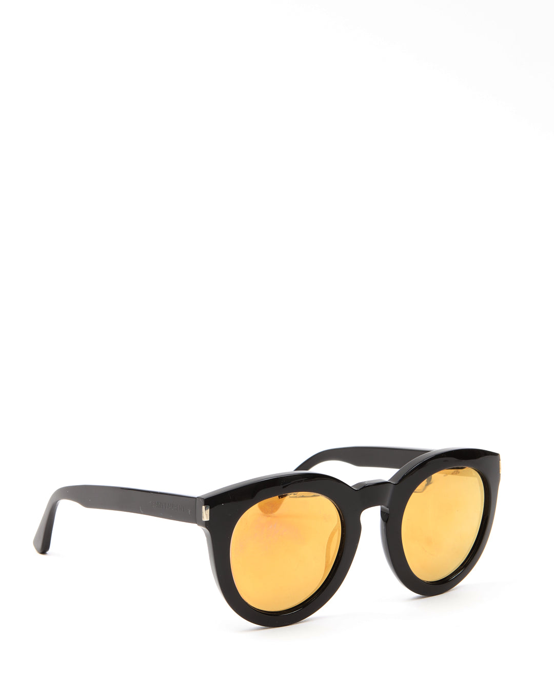 Explore a Saint Laurent Black Round SL102 SURFSunglasses