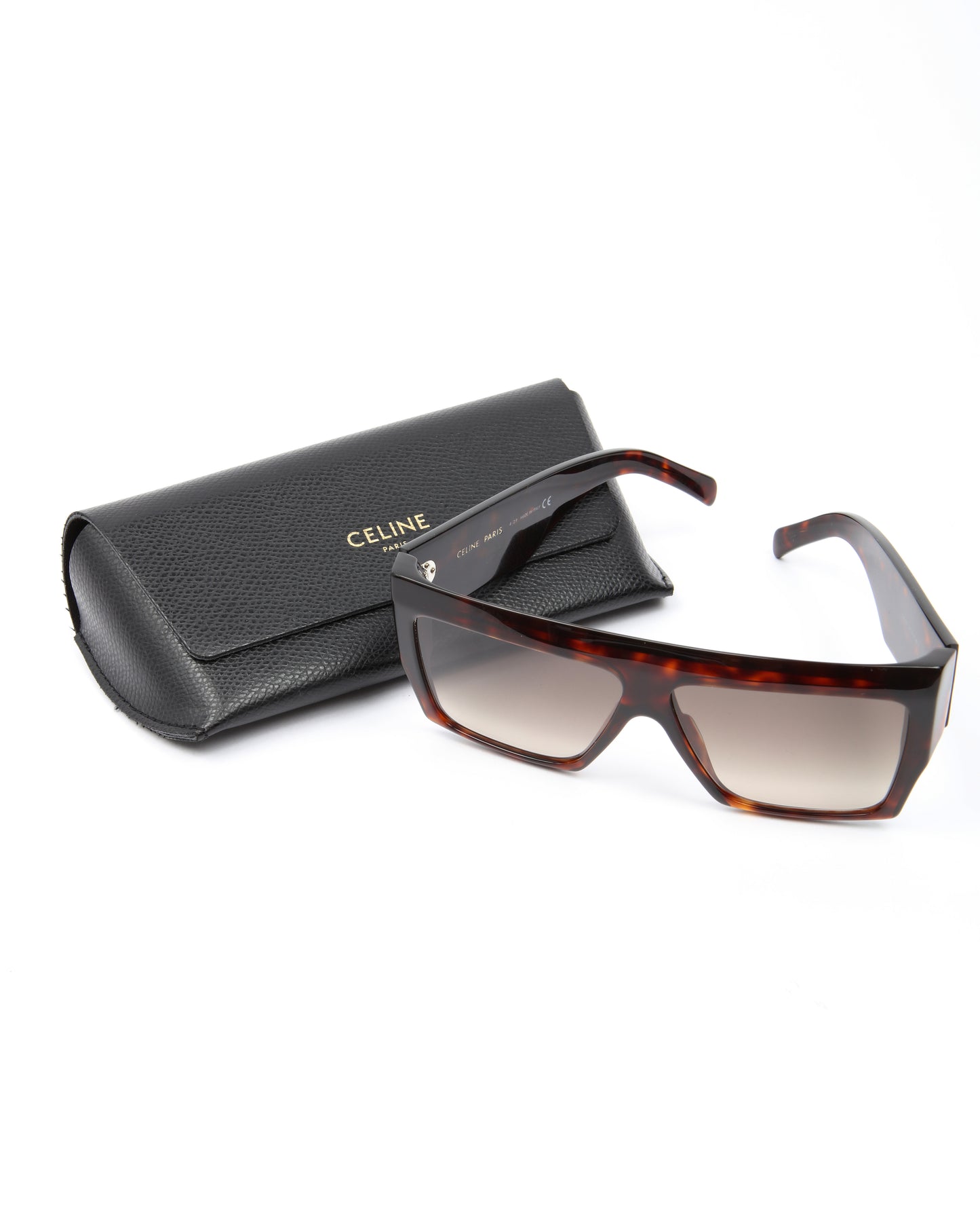 Celine Brown Tortoise Square CL400921 Sunglasses