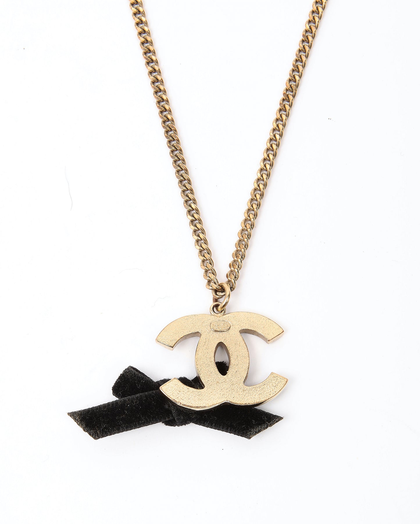 Chanel Antique Gold CC Interlocking Necklace