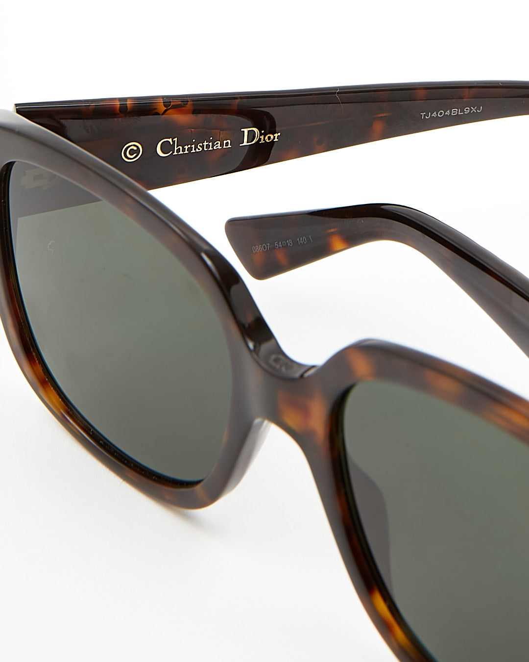 Dior Brown Tortoise Cannage Studded LadyDiorStuds Sunglasses