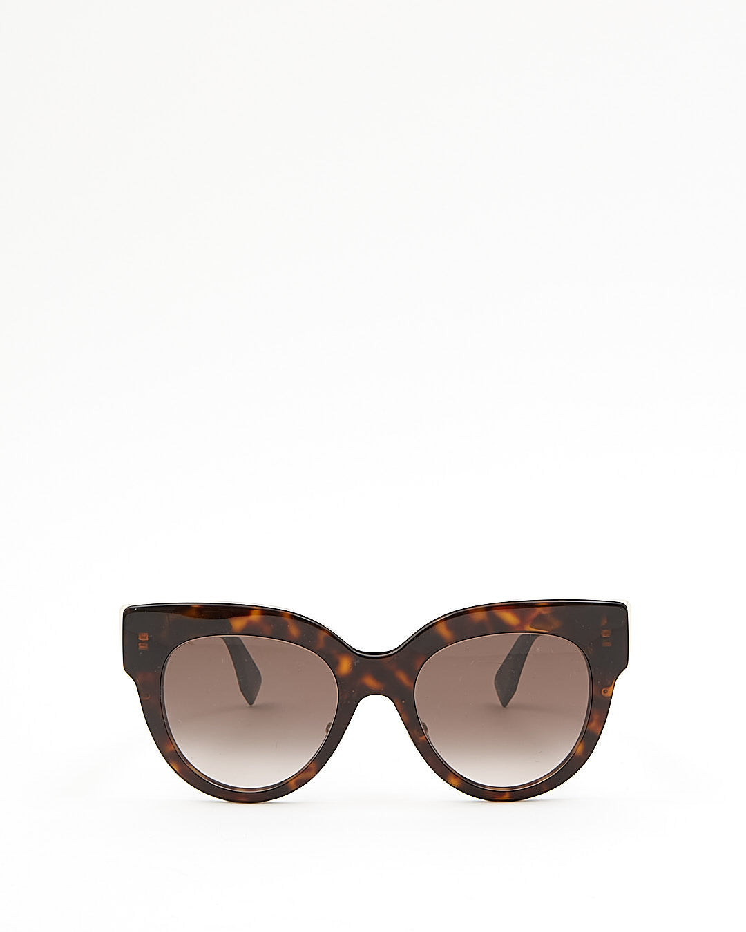 Explore a Fendi Brown Tortoise FF0360 Cat Eye Sunglasses