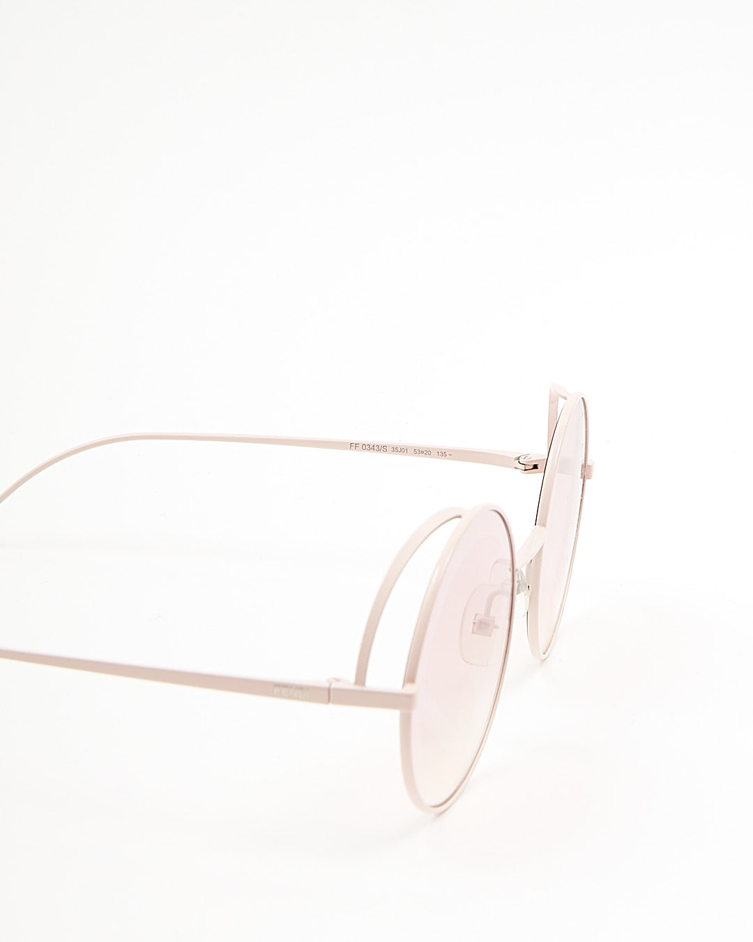 Fendi Pink Round Lense FF0343/S Sunglasses