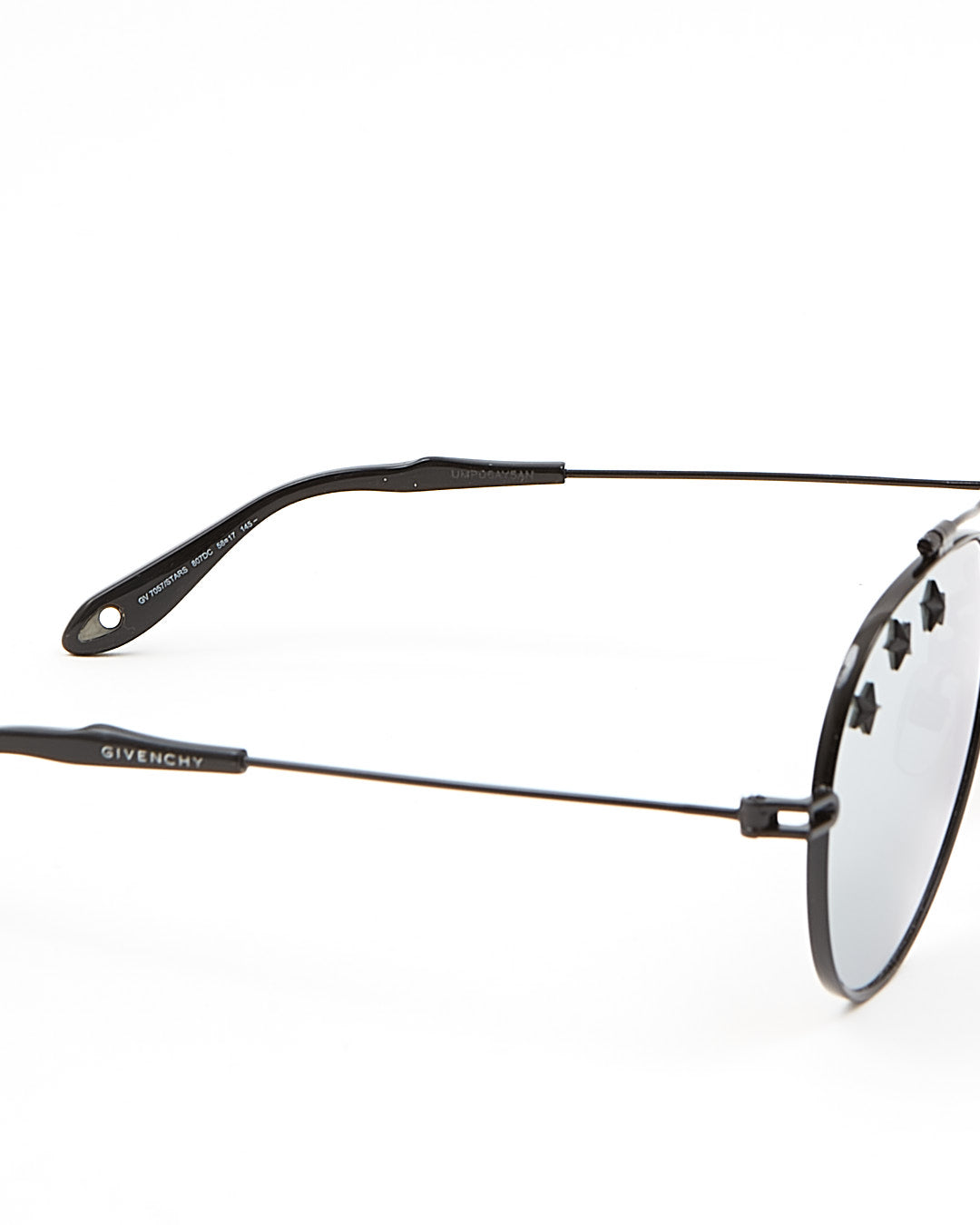 Lunettes de soleil aviateur étoiles noires Givenchy