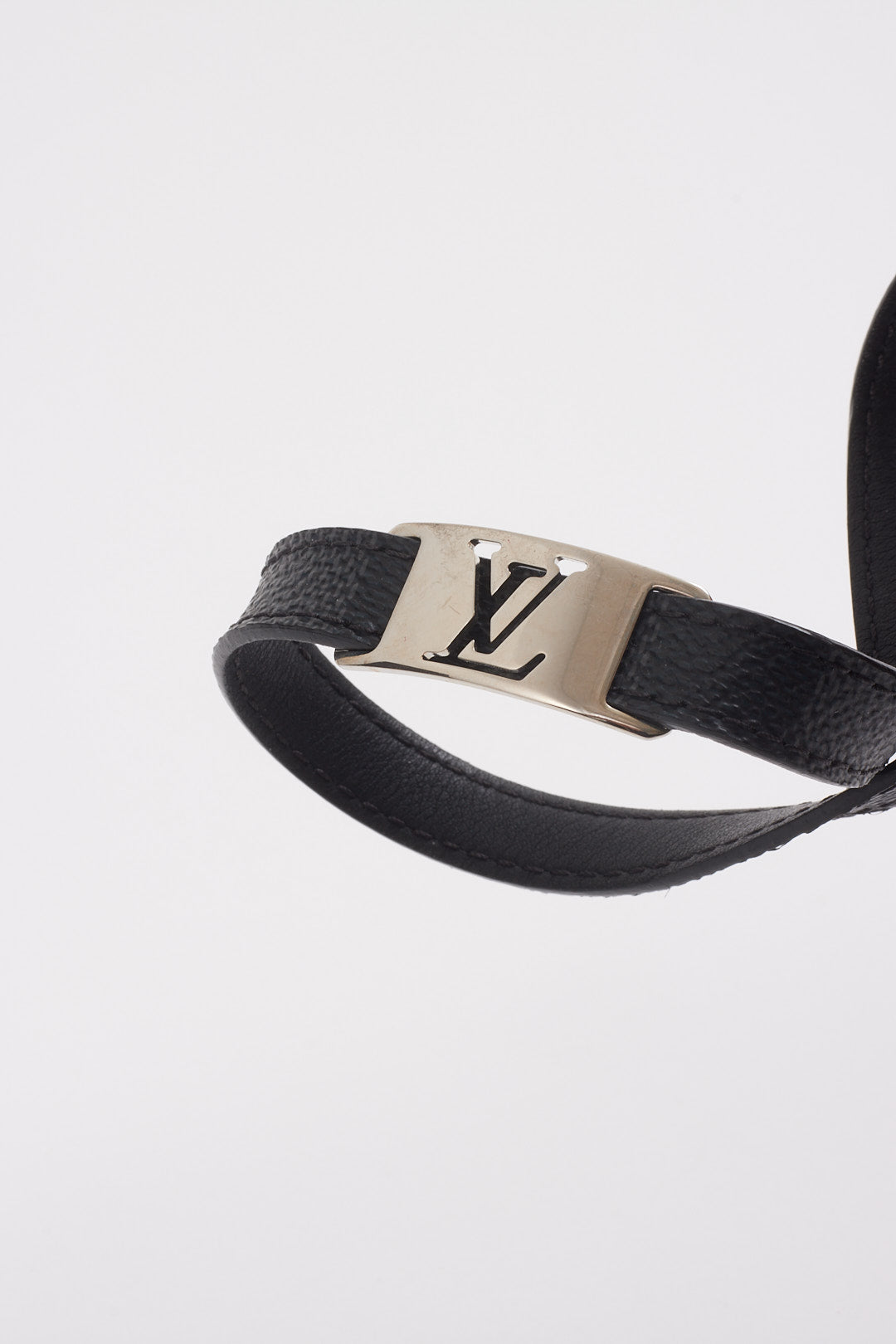 Louis Vuitton Damier Graphite Wrap Around Bracelet