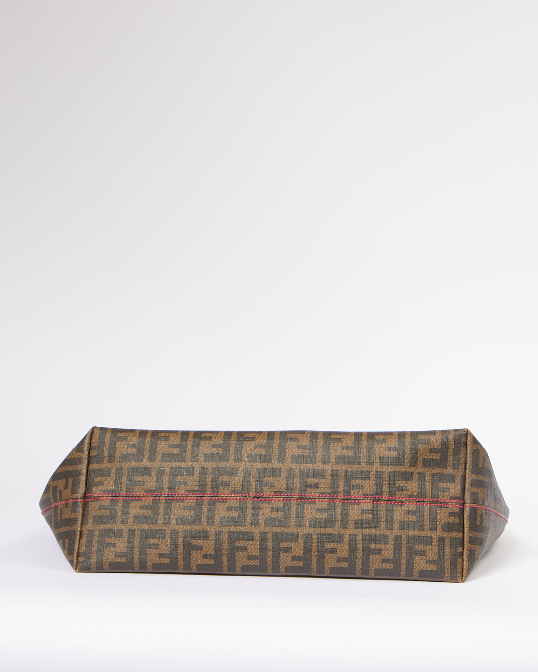 Sac fourre-tout en toile Fendi marron Spalmati Zucca