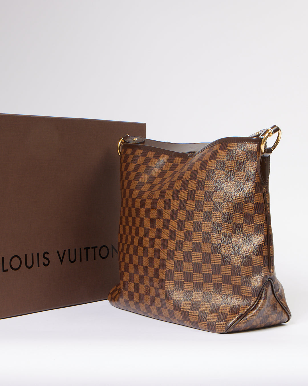 Louis Vuitton Damier Ebene Canvas Delightful MM Shoulder Bag