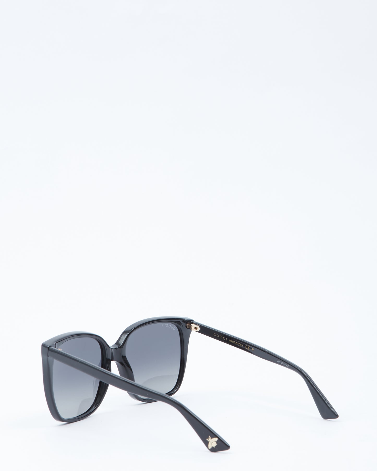 Gucci Black GG0022S Wide Lense Sunglasses