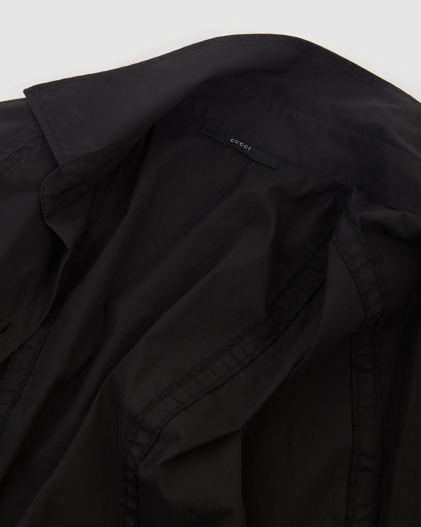 Gucci Black Cotton Shirt - 42