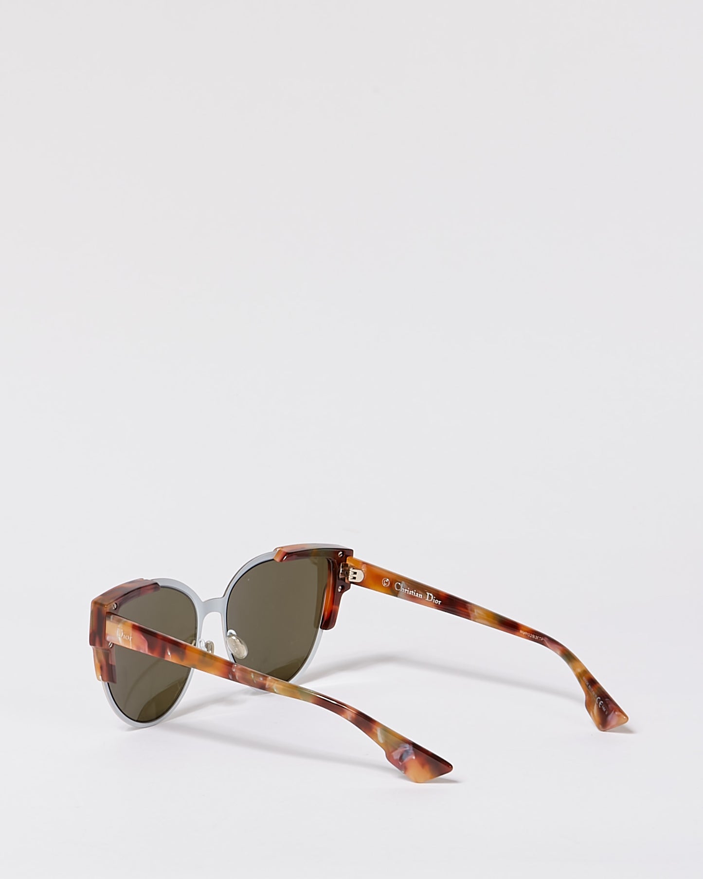 Dior Silver/Brown Tortoise Frame Cat Eye WildlyDior Sunglasses