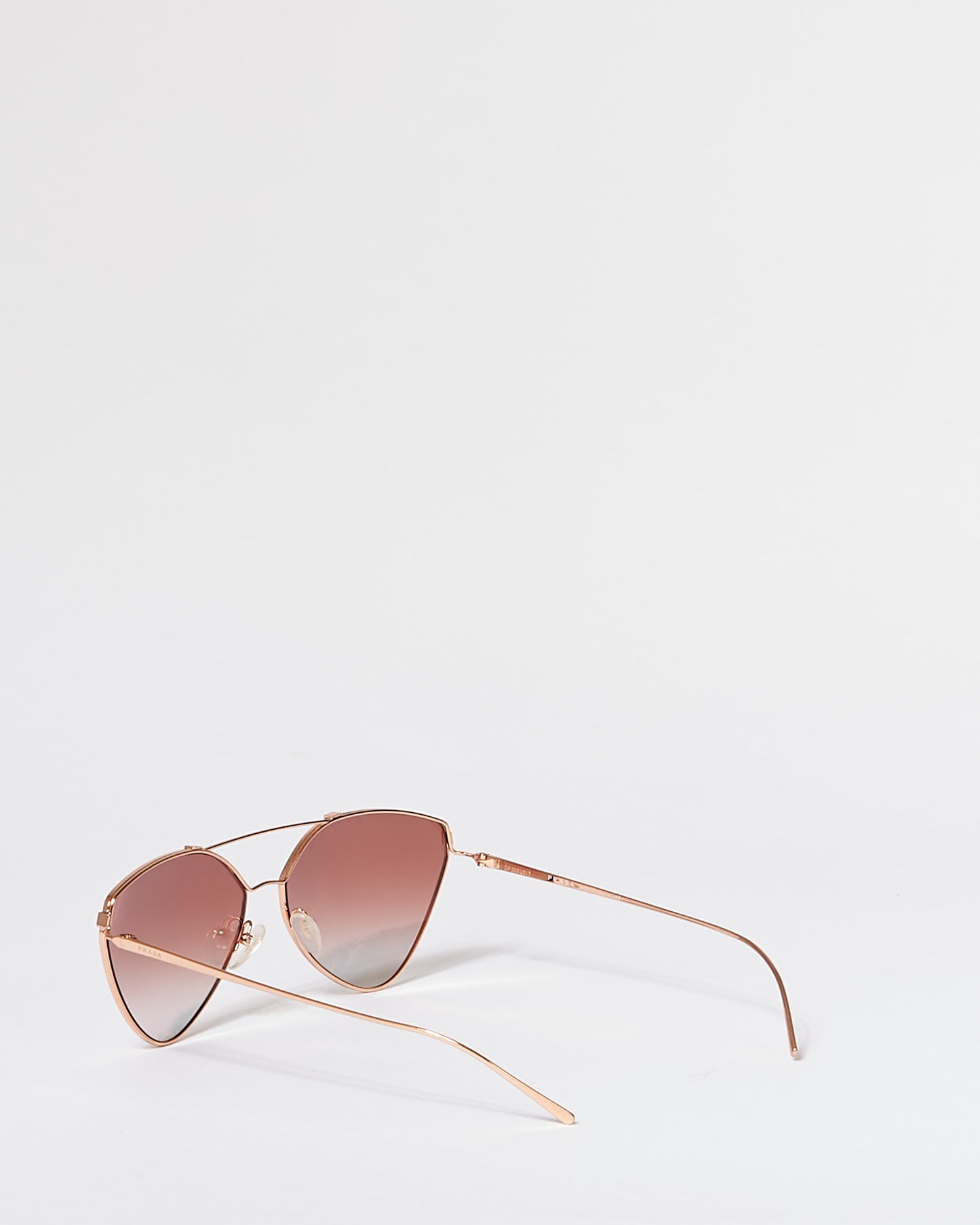 Prada Rose Gold Cat Eye SPR51U Sunglasses