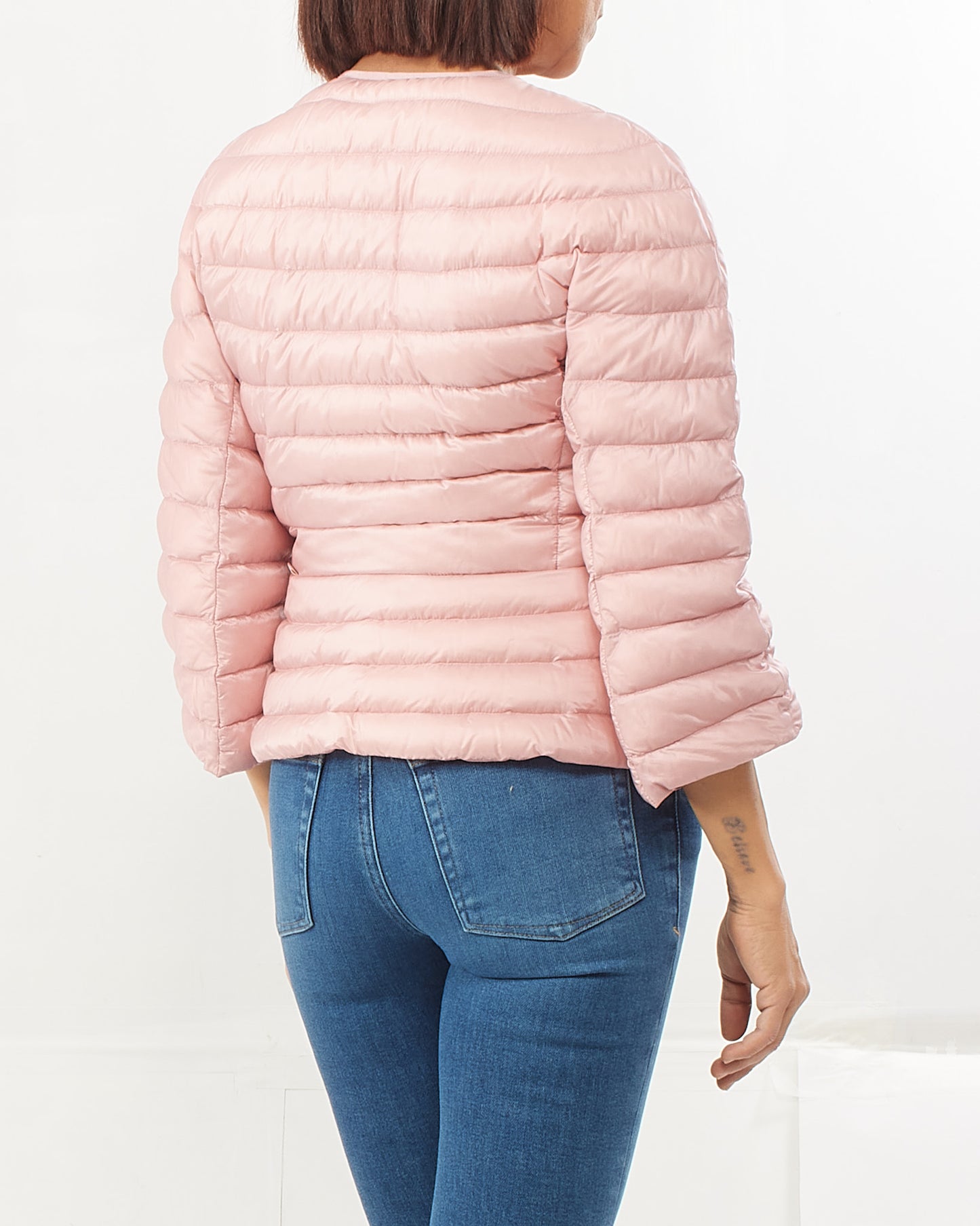Moncler Pink Thin Down Puffer Jacket - 1