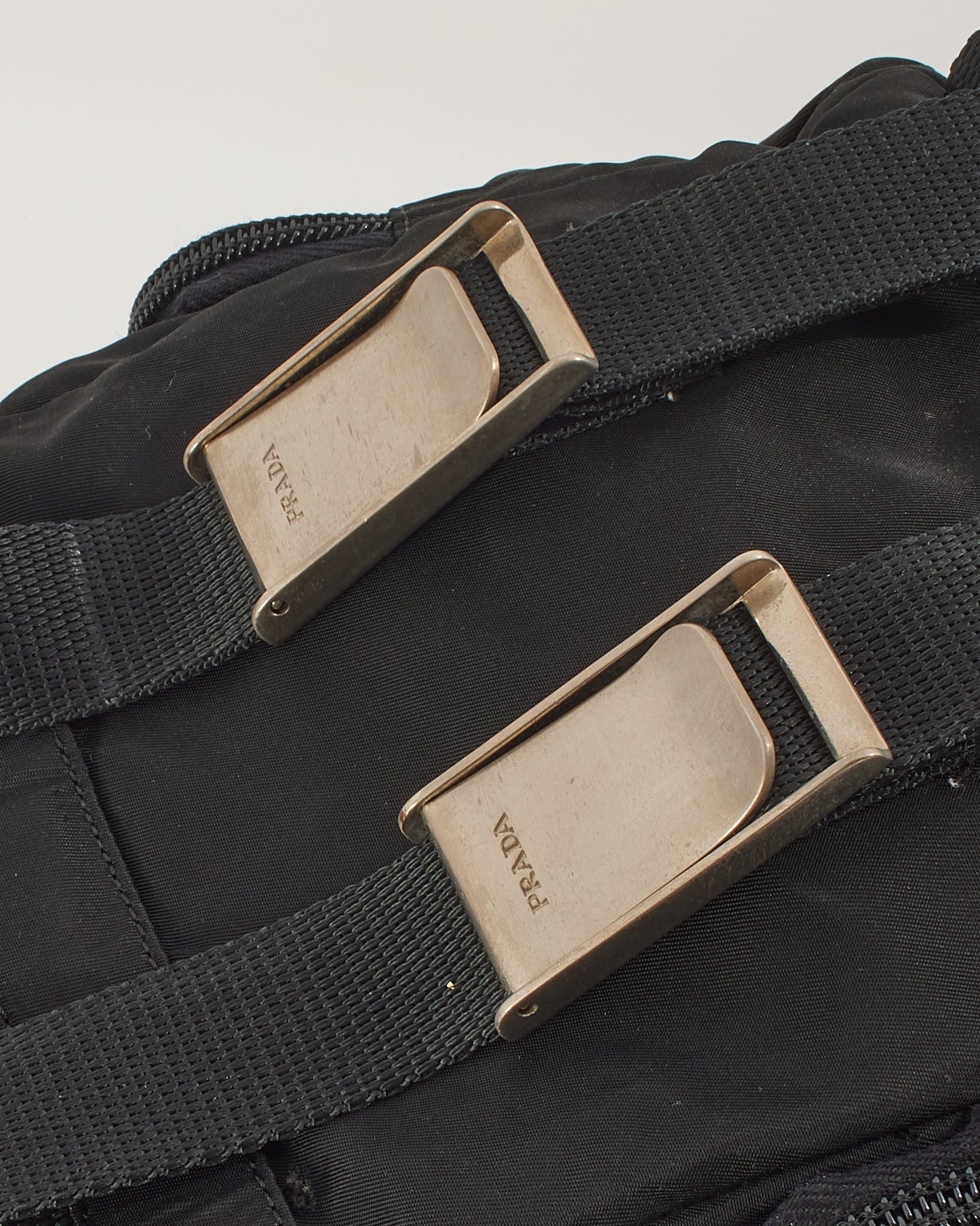 Prada Black Nylon Small Backpack