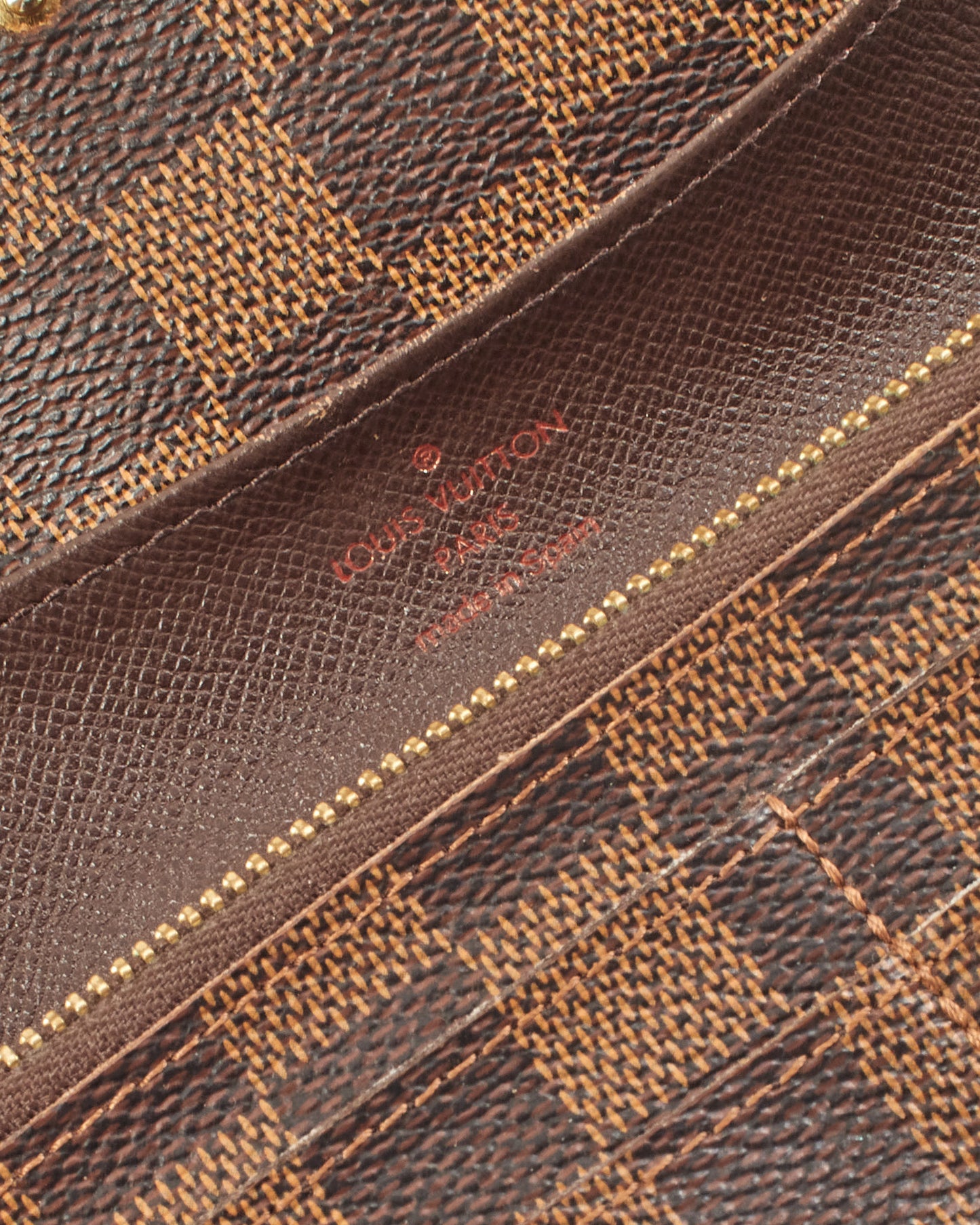 Louis Vuitton Damier Ebene Canvas Josephine Wallet