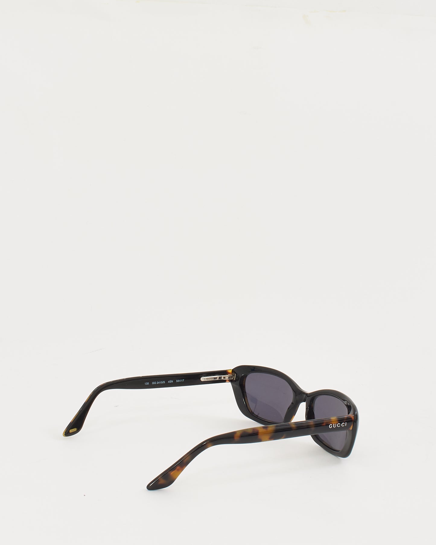 Gucci Tortoise GG 2415/S Small Oval Sunglasses