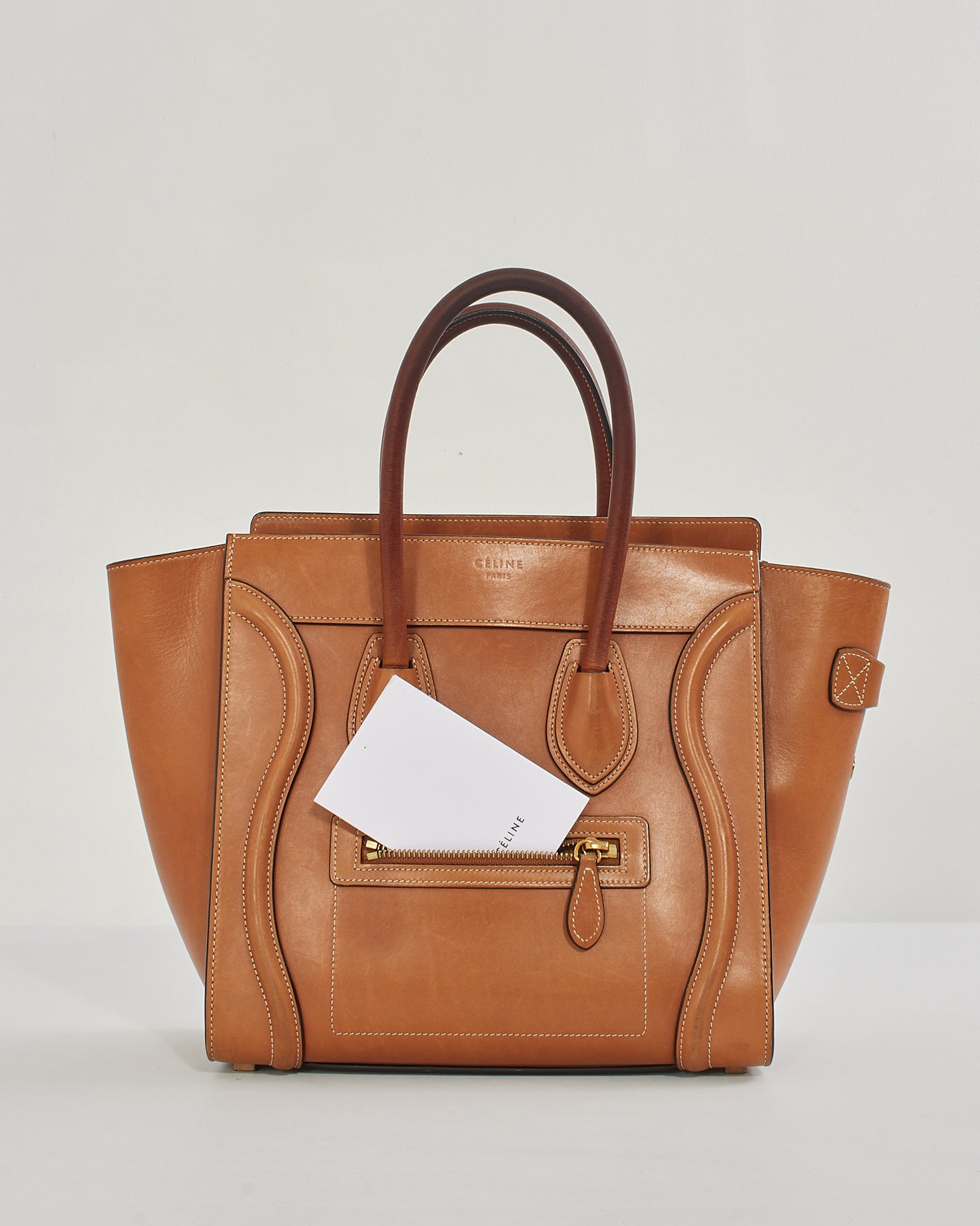 Celine Tan Smooth Leather Micro Luggage
