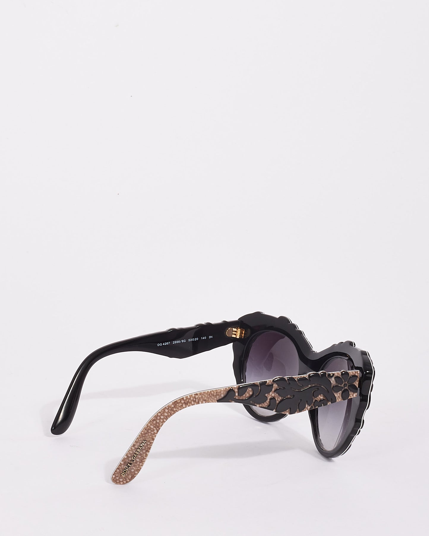 Dolce & Gabbana Acetate Floral Cat Eye DG4267 Sunglasses