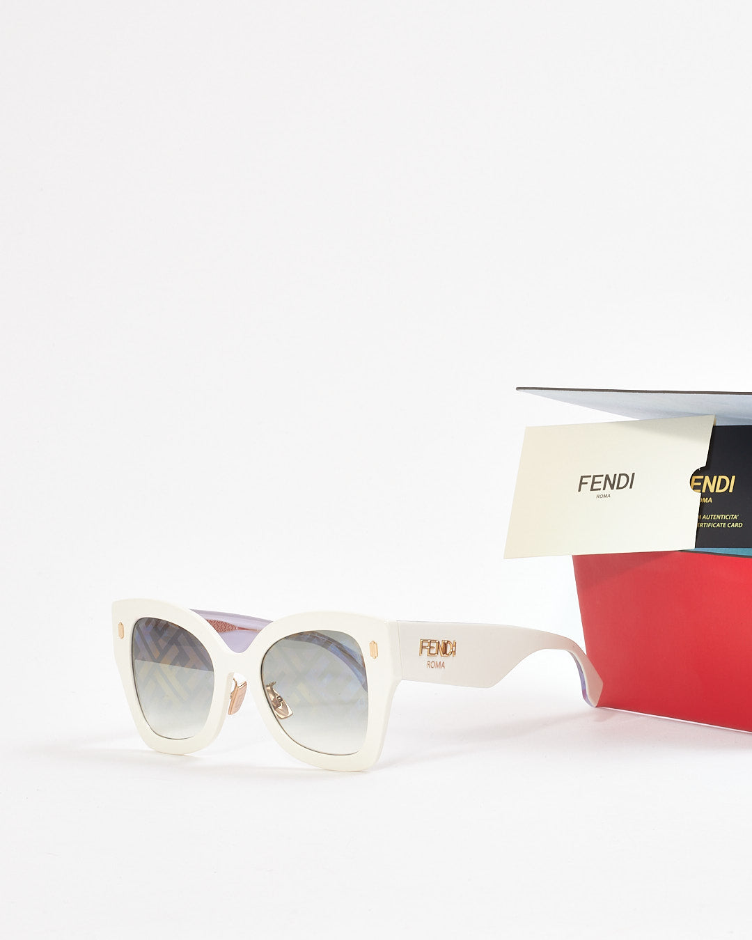 Fendi Cream Cat Eye FF0434 Sunglasses
