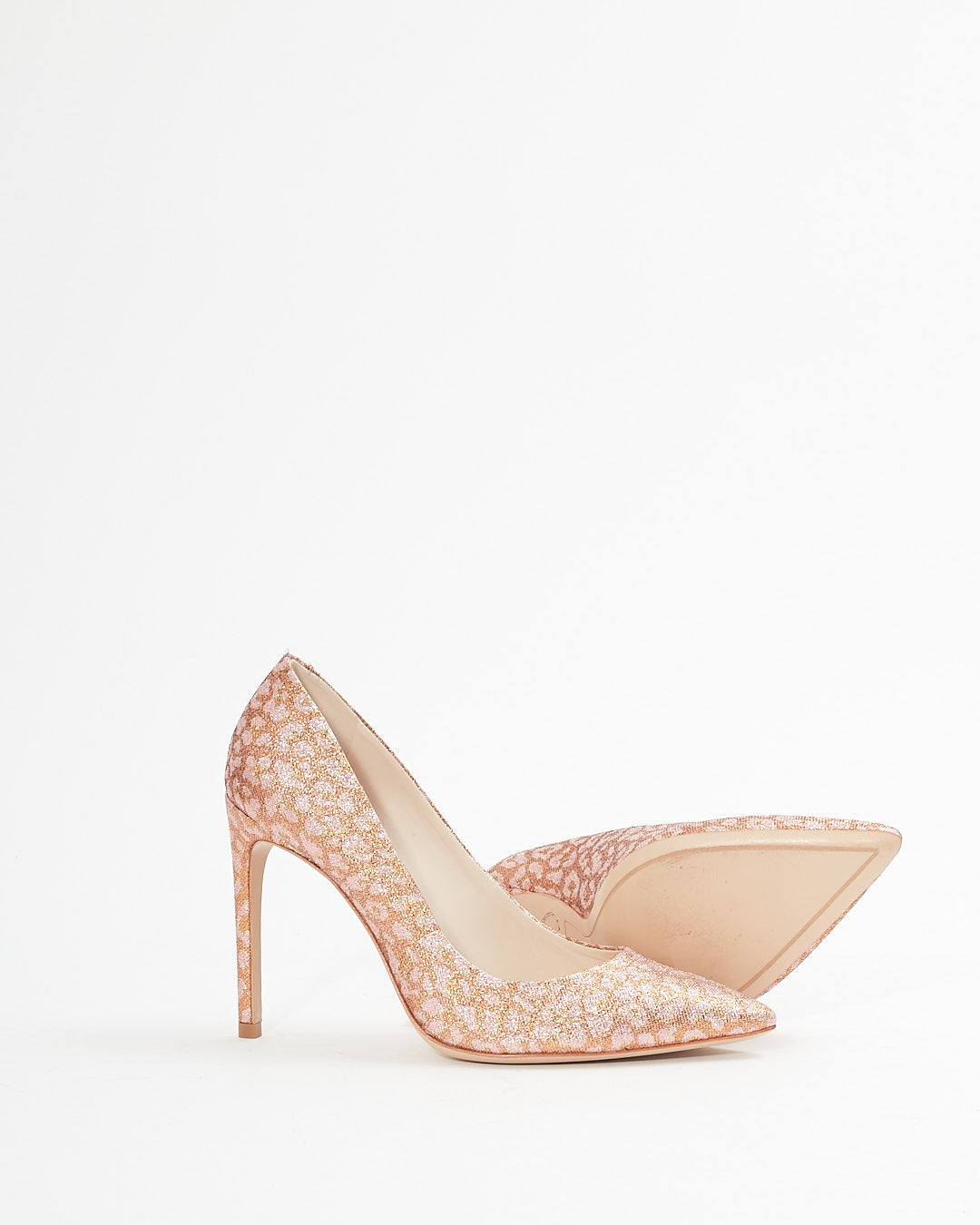 Sophia Webster Metallic Cheetah Print Pumps - 38.5