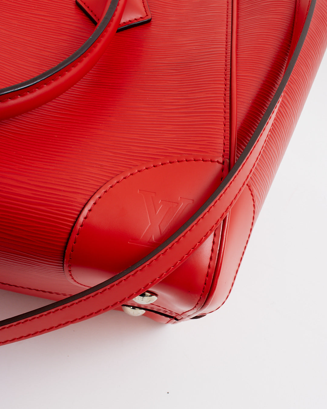 Louis Vuitton Red Epi Leather Phenix MM Tote Bag