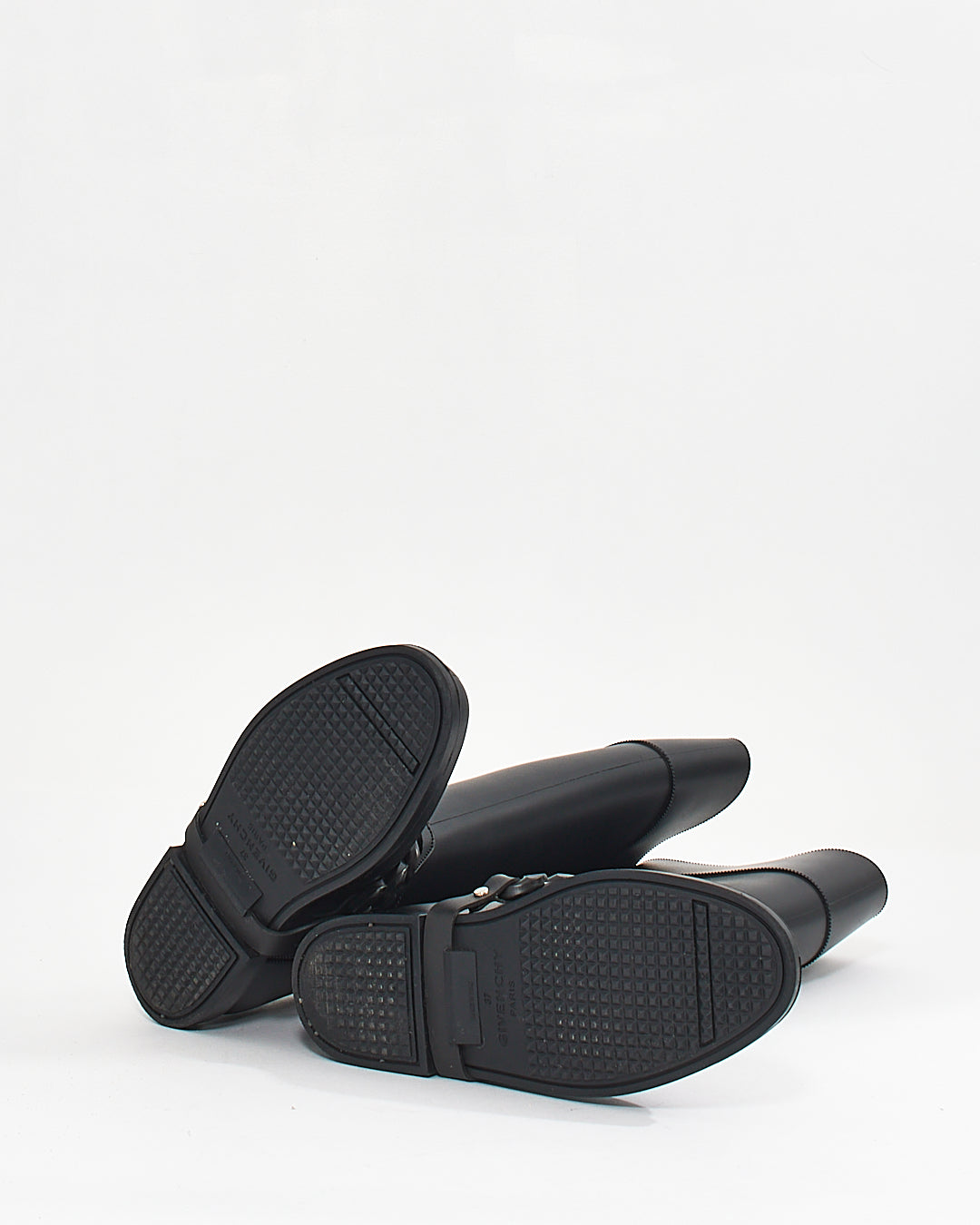 Bottes de pluie en caoutchouc à chaîne noire Givenchy - 37