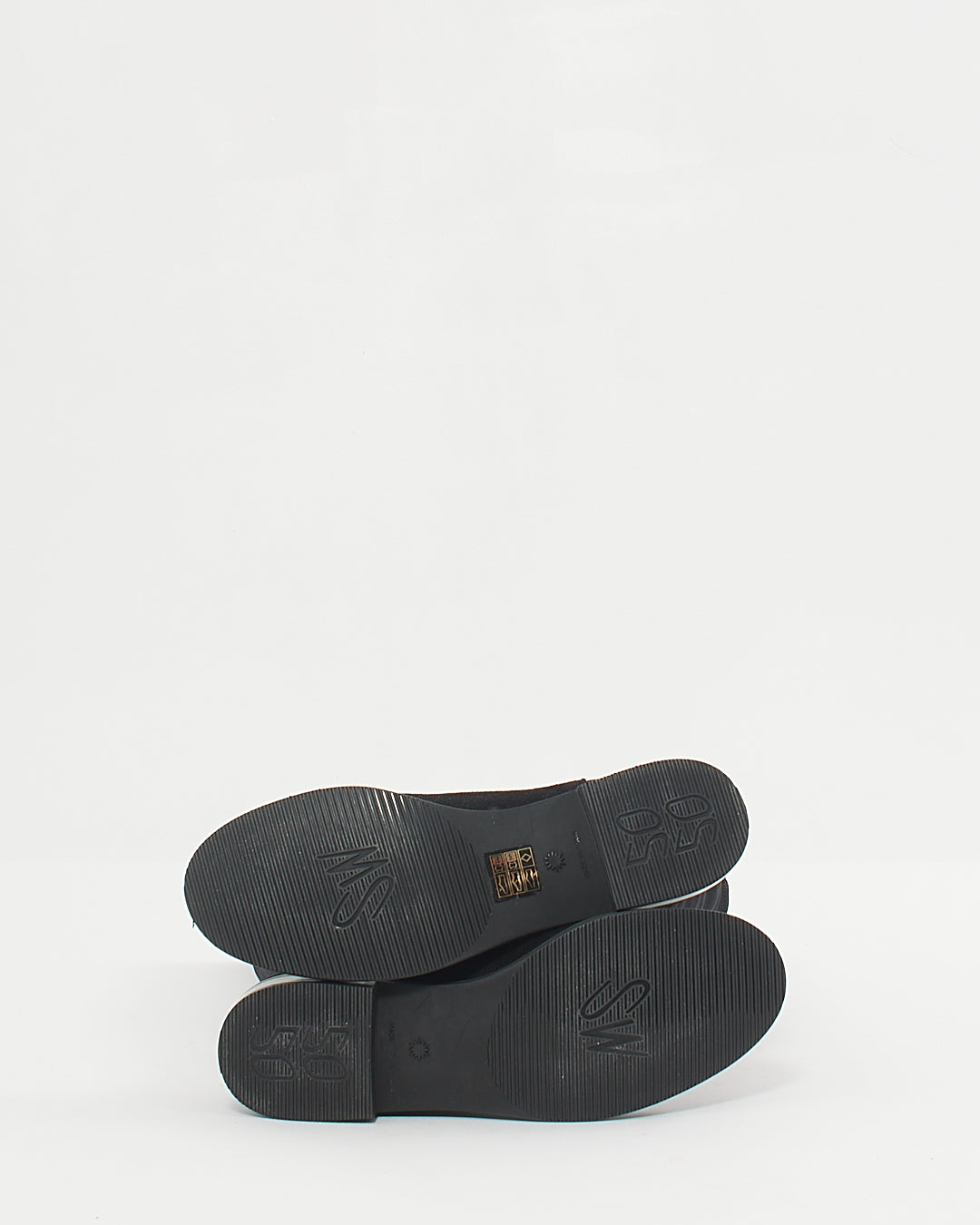 Stuart Weitzman Black Suede 50/50 Stretch Over-the-Knee Boots - 35.5