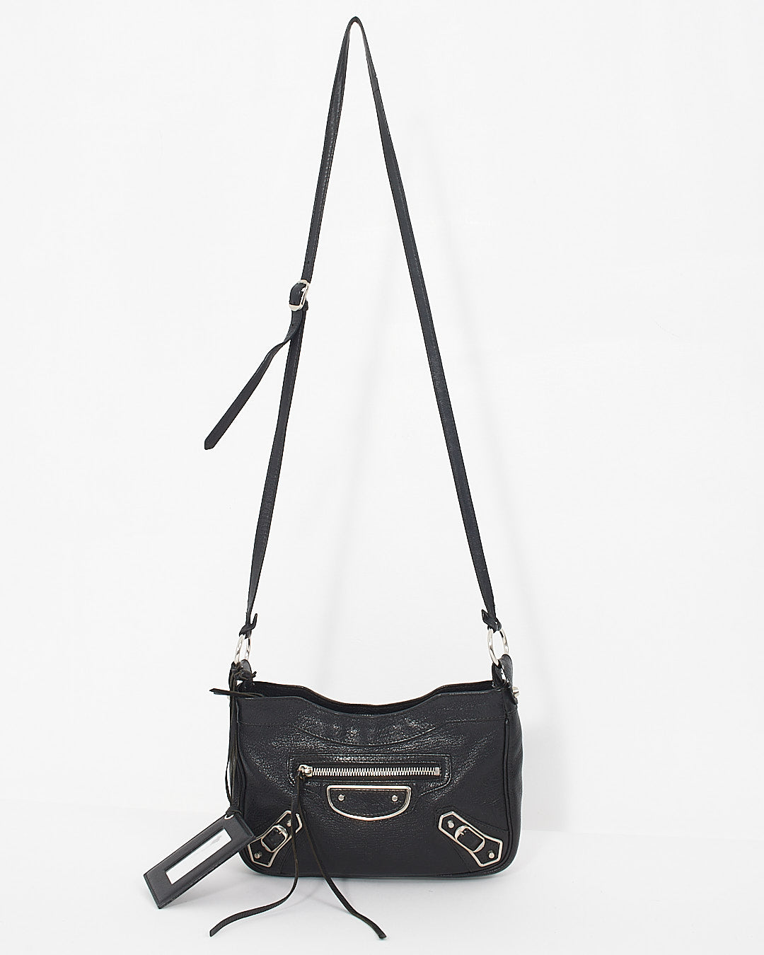 Edge Balenciaga Noire Explore A Balenciaga Black Metallic Edge Hip Crossbody Bag